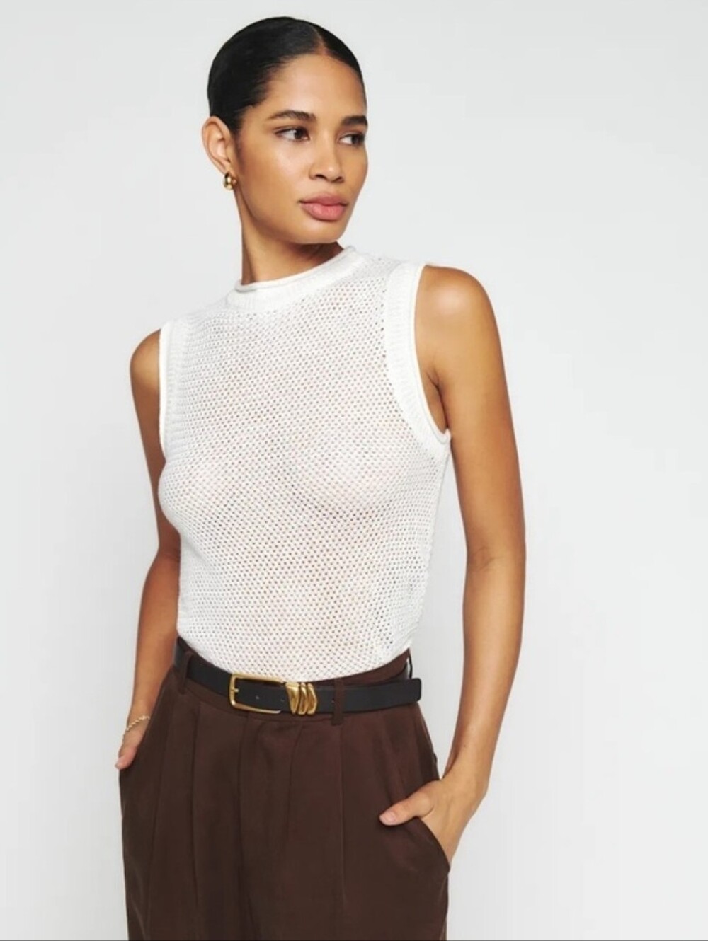 REFORMATION COLTON SWEATER TANK S